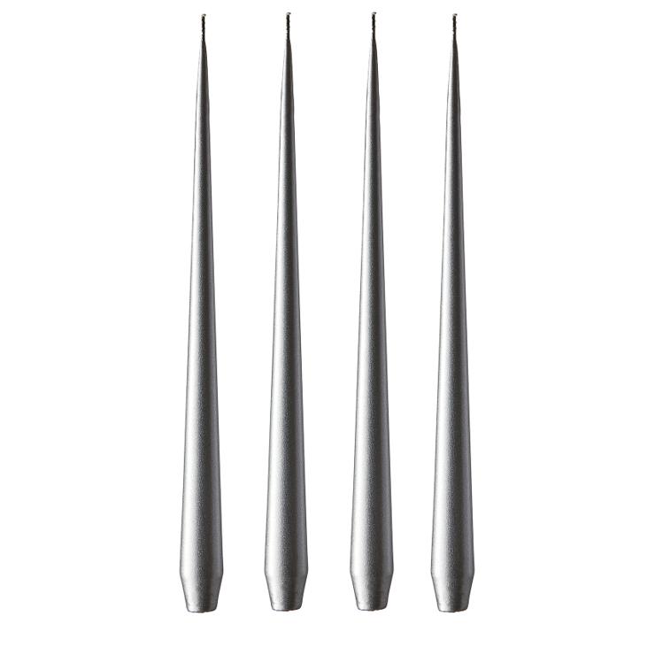 ester--erik Ester & Erik Candle 42Cm 4 Pack Metallic