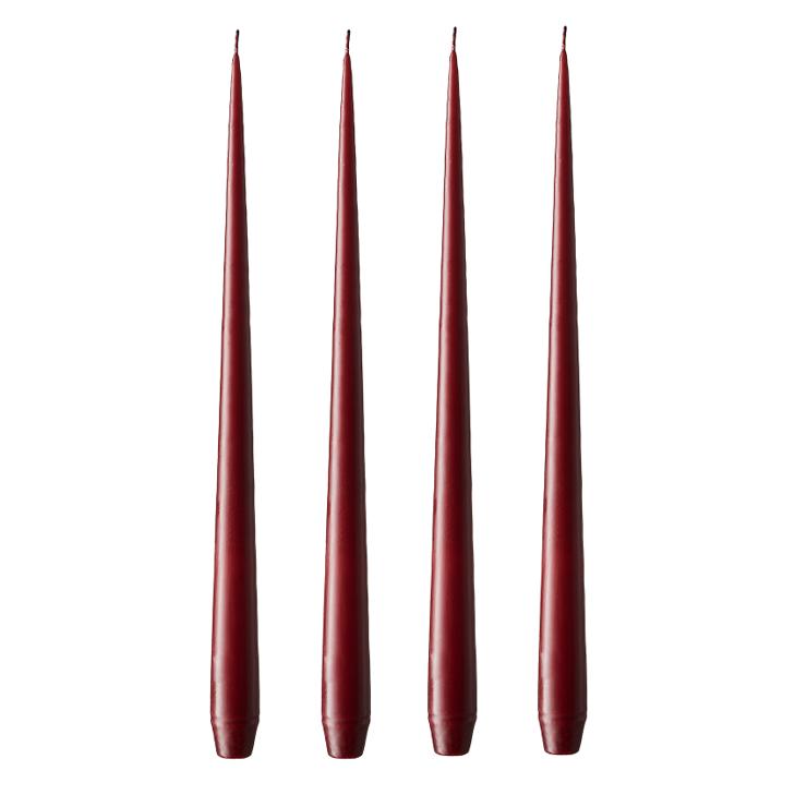 ester--erik Ester & Erik Candle 42Cm 4 Pack Wine Red