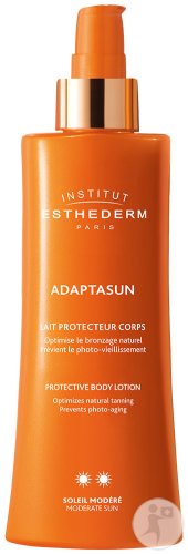 Esthederm Adaptasun Protective Body Lotion Moderate Sun Pump Bottle 200ml