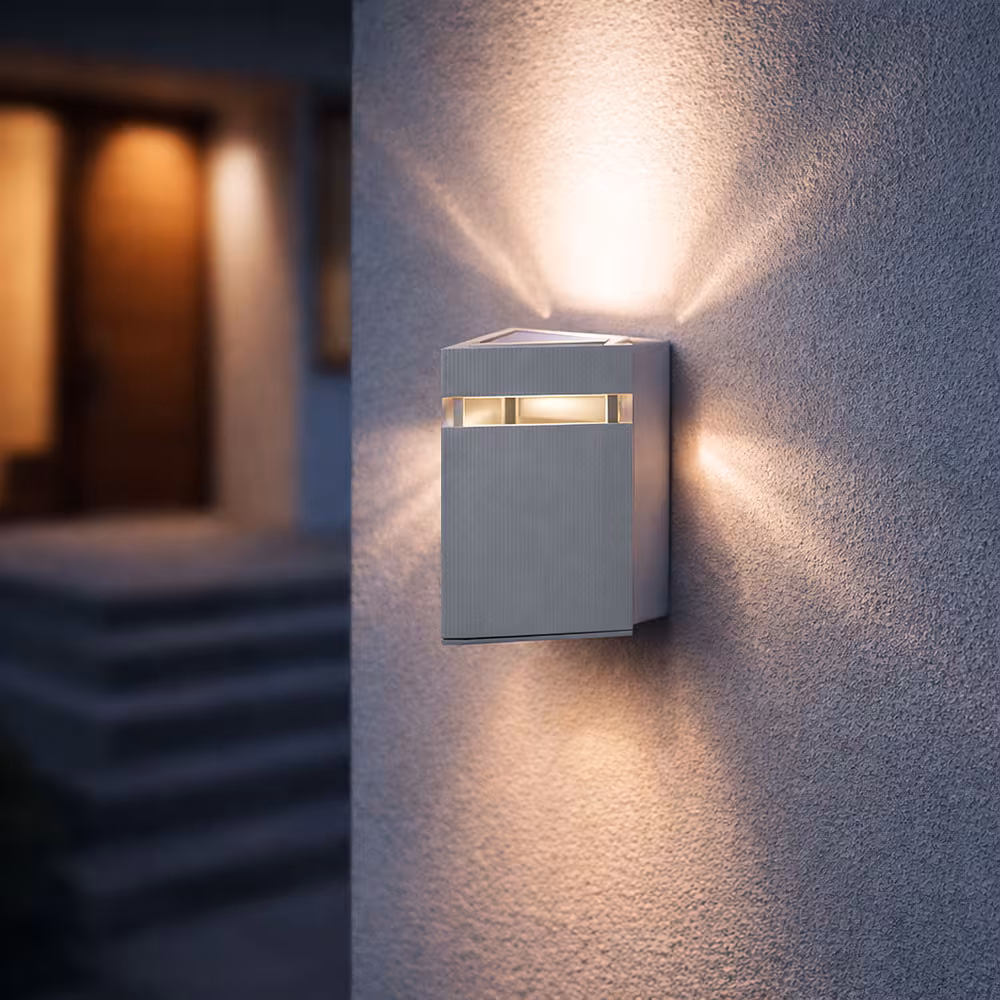 Esto outdoor wall light ESTERNA, white lacquered