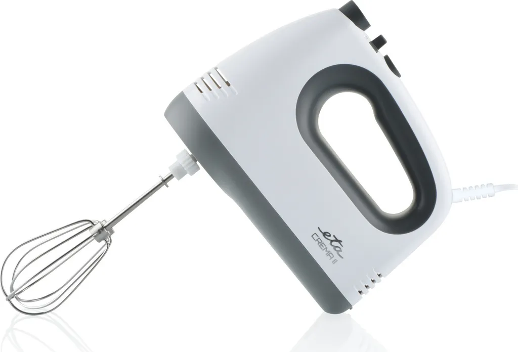 ETA Crema II Hand Mixer with Bowl | Whipping, Kneading | 400 W | 5 Speed ​​Settings | Turbo Button | 3.6 L Rotating Bowl | 2x Beaters