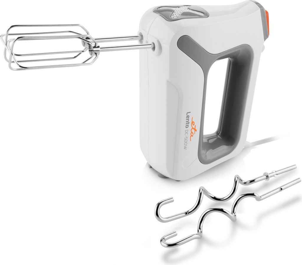 ETA LENTO Basic hand mixer ETA005190000, 550W DC motor, 4 speeds, quiet operation, ergonomic handle design