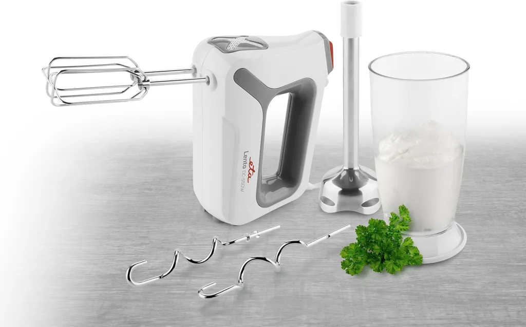 ETA LENTO hand mixer set ETA105190000, 550 W, 550 W DC motor, 4 speeds, quiet operation, practical accessories