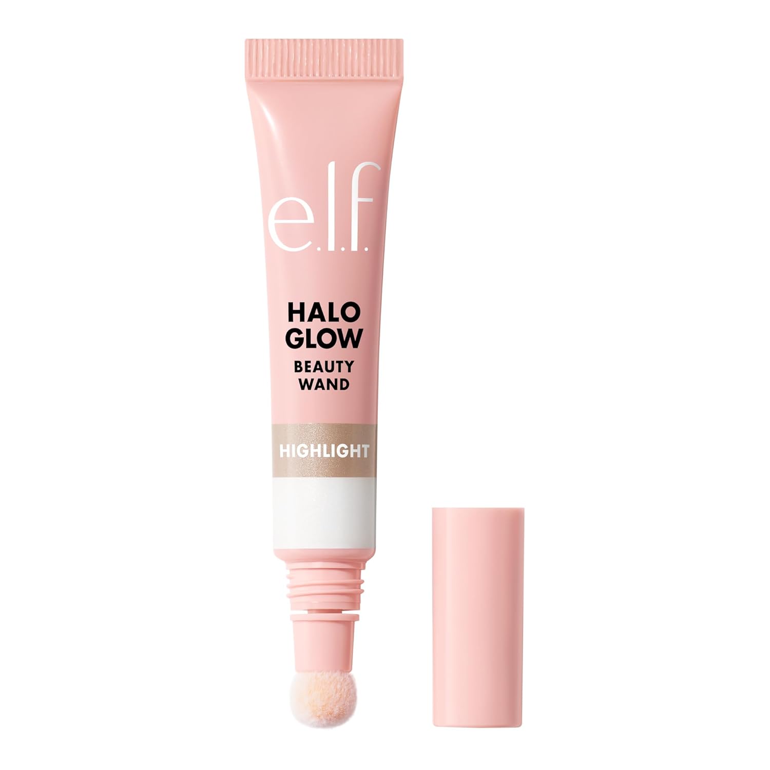 eleven. Halo Glow Highlight Beauty Wand Liquid Highlighter Wall for Radiant, Luminous Skin, Buildable Formula, Vegan and Cruelty Free, IRL Angel