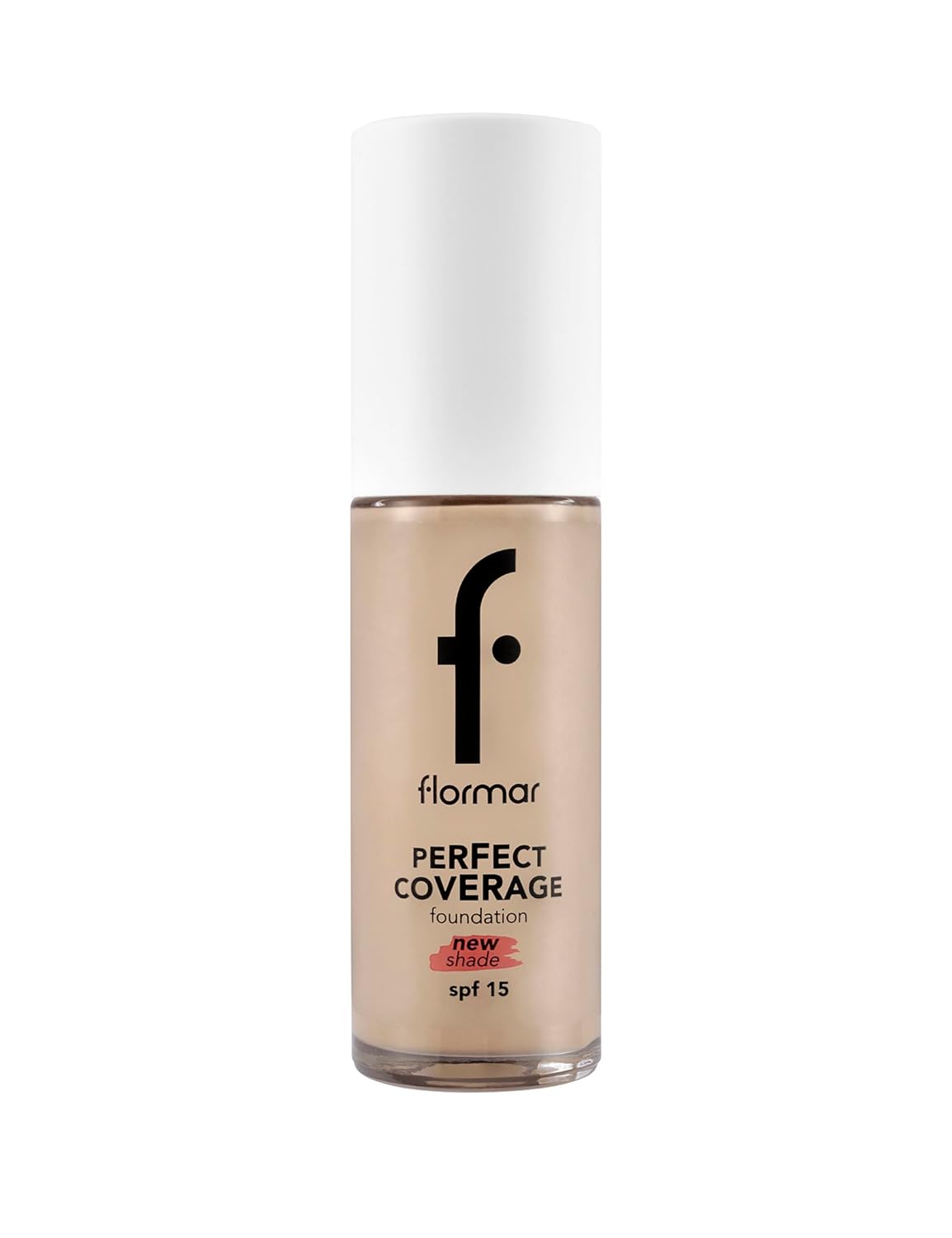 Flormar Perfect Coverage Foundation 131 Warm Nude - High Coverage & Long-Lasting Foundation with SPF15
