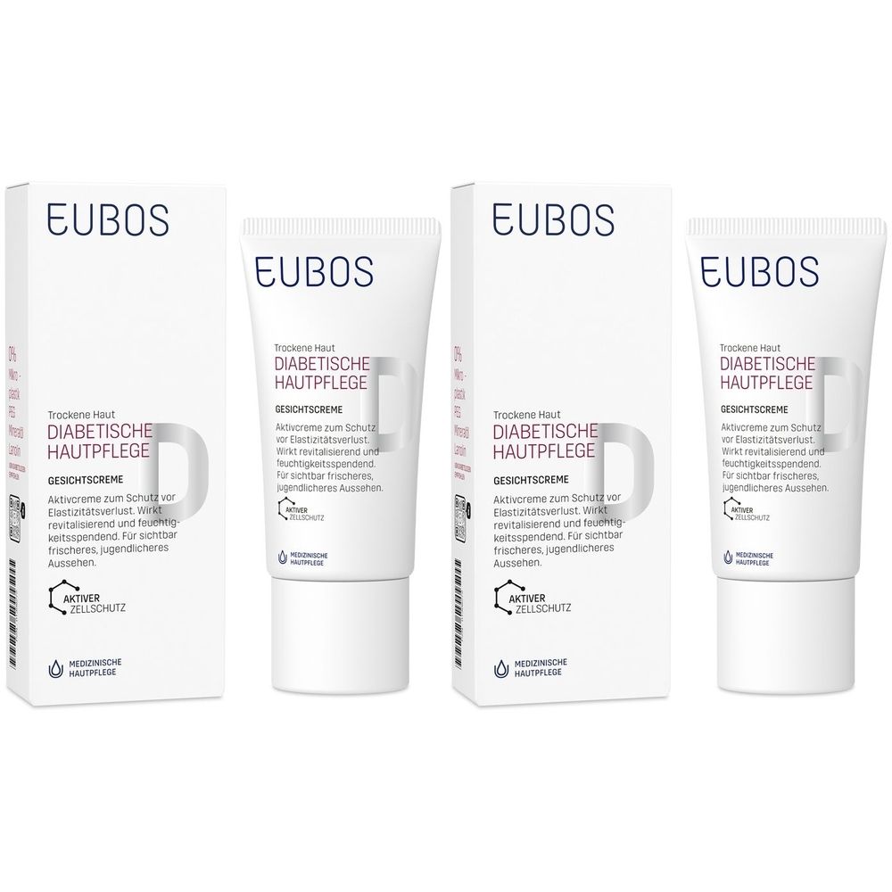 EUBOS® DIABETIC SKINCARE FACE CREAM 2x50 ml