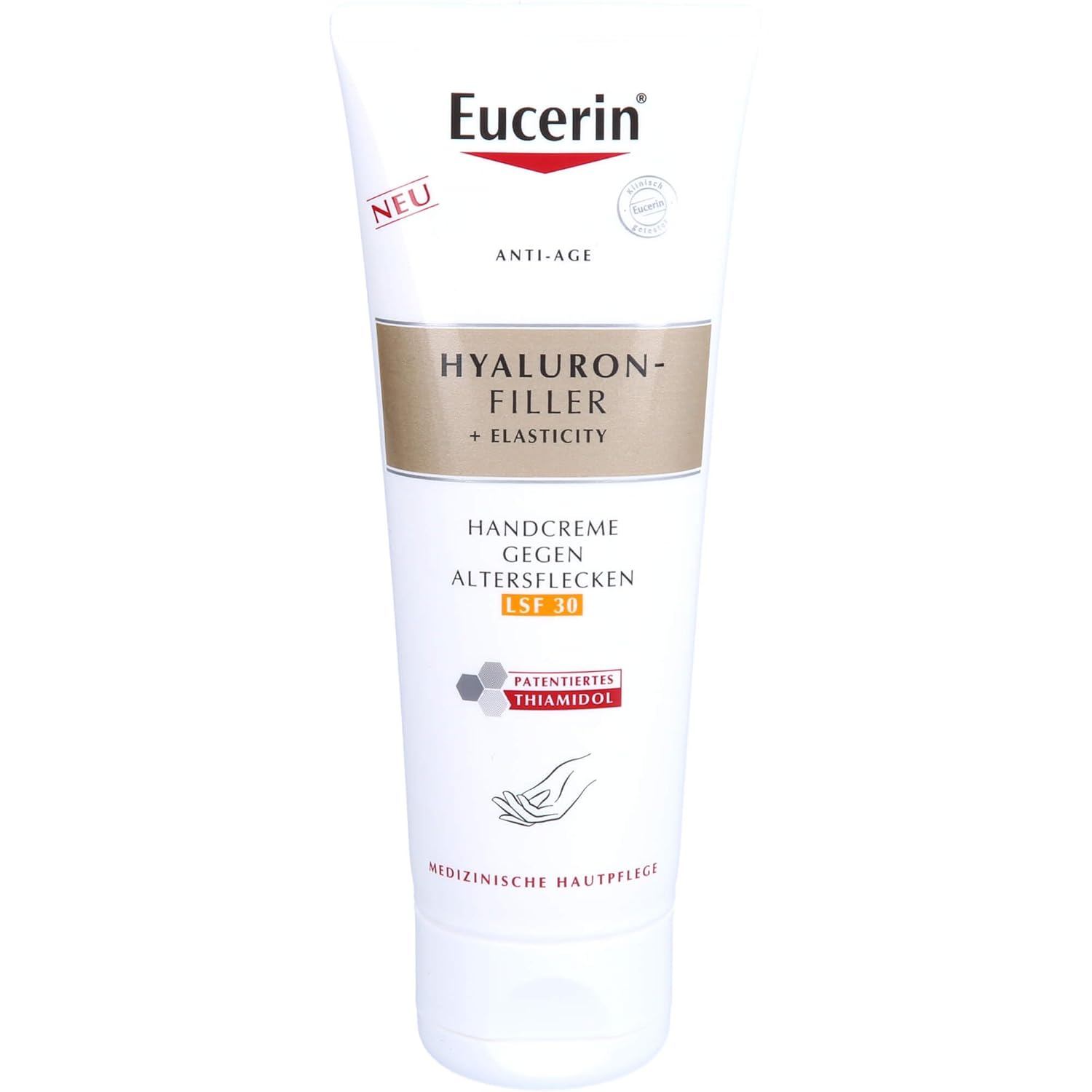 Eucerin Anti-Age Hyaluronic Filler + Elasticity Hand Cream Against Age Spots, 75 ml Cream