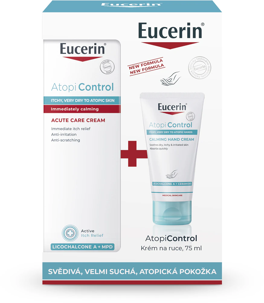 Eucerin AtopiControl Acute Gift Set for dry and itchy skin 230ml