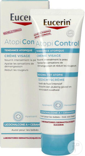 Eucerin AtopiControl Soothing Face Cream 12% Omega Tube 50ml