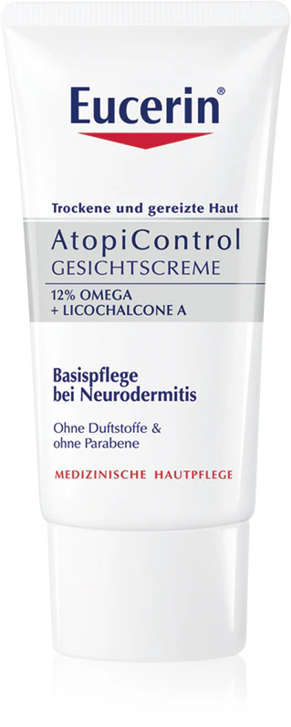 Eucerin AtopiControl the soothing cream for dry and itchy skin on the face
