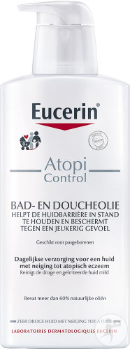 Eucerin AtopiControl shower and bath oil pump bottle 400ml