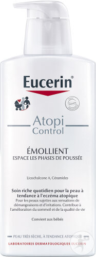 Eucerin AtopiControl Emollient Dry Skin With A Tendency To Neurodermatitis With Pump Bottle 400ml
