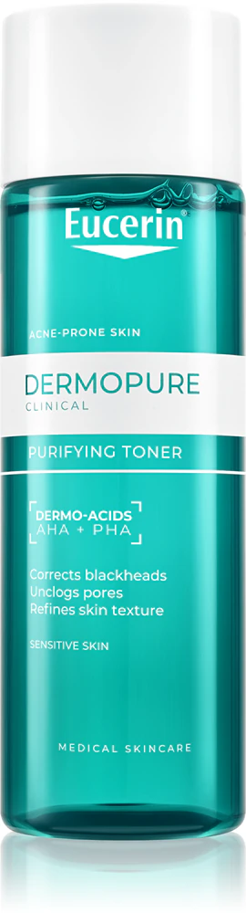 Eucerin DermoPure Clinical Purifying Toner for imperfections caused by acne skin