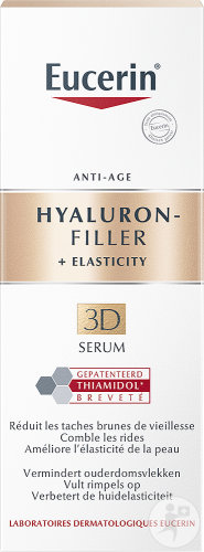 Eucerin Hyaluron-Filler + Elasticity 3D Serum pump bottle 30ml