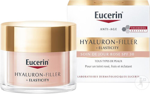 Eucerin Hyaluron-Filler + Elasticity Day Cream Rose SPF30 jar 50ml