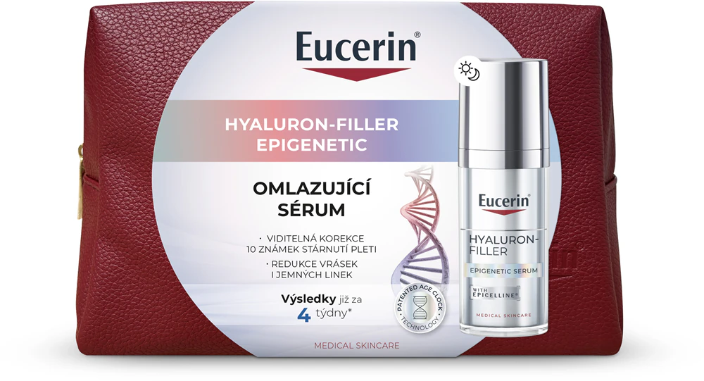 Eucerin Hyaluron-Filler Epigenetic Rejuvenating Anti-Aging Serum Cosmetic Bag 30ml