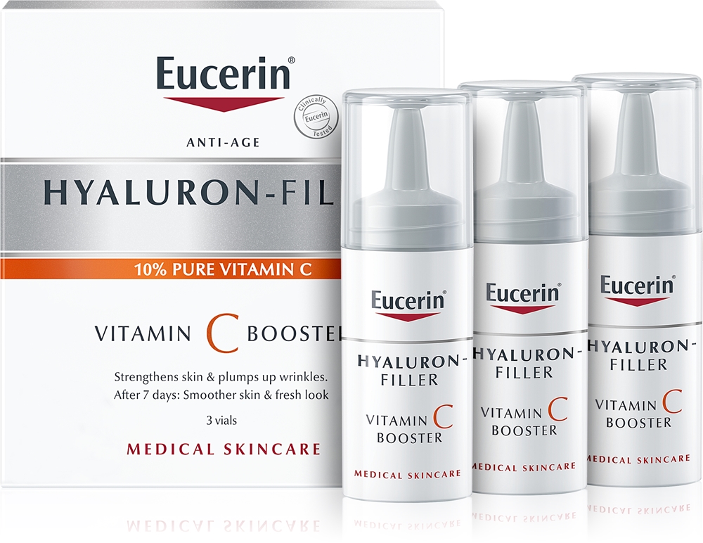 Eucerin Hyaluron-Filler Vitamin C Booster brightening serum against wrinkles with vitamin C 3× 8 ml