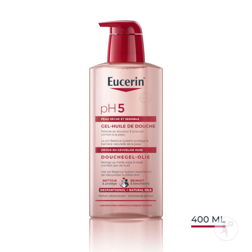 Eucerin pH5 shower gel oil pump bottle 400ml