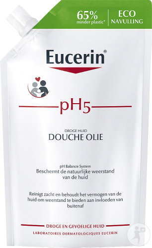 Eucerin pH5 Shower Oil Dry and Sensitive Skin Refill Bag 400ml