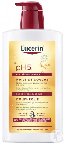 Eucerin pH5 Shower Oil Dry And Sensitive Skin Pump Bottle 1000ml