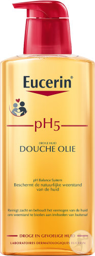 Eucerin pH5 Shower Oil Dry And Sensitive Skin Pump Bottle 400ml