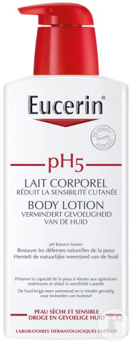 Eucerin pH5 Body Lotion Dry And Sensitive Skin Pump Bottle 400ml