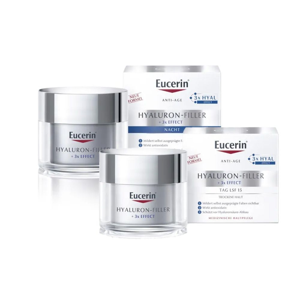 Eucerin® Anti Age Hyaluron Filler Care Set - now save 20% with code "eucerin20" 2x50 ml