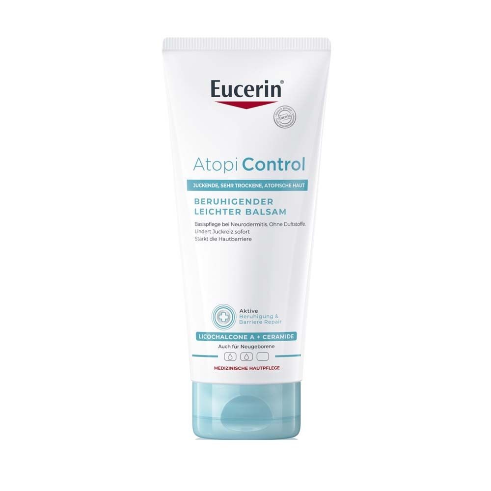 Eucerin® AtopiControl Soothing Light Balm - Basic care for neurodermatitis and very dry skin - now save €3 with code "eucerin3" 200 ml
