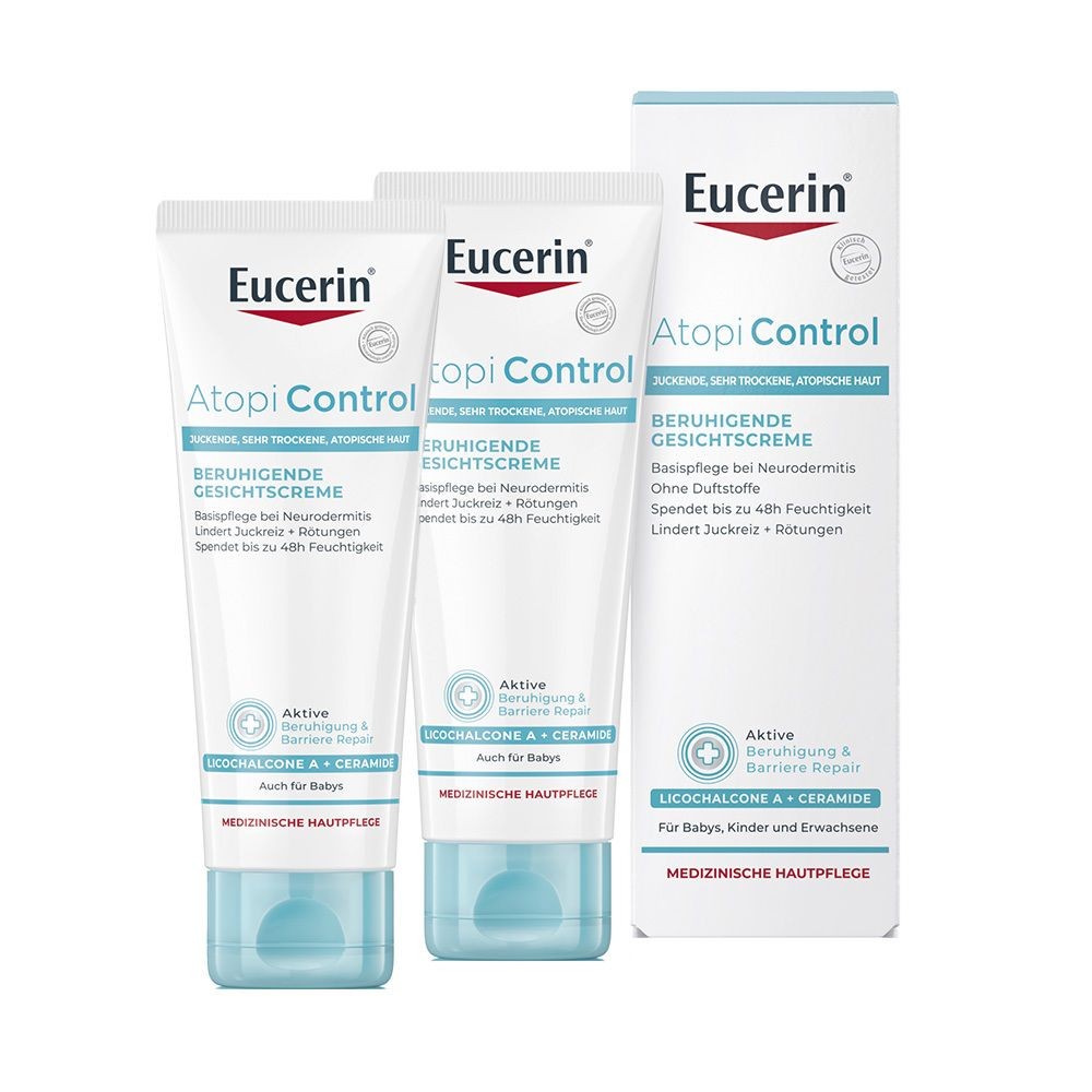 Eucerin® AtopiControl face cream 2x50 ml