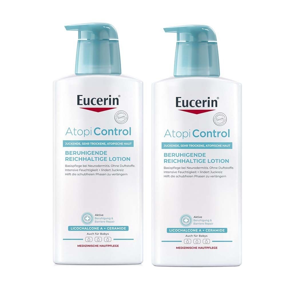 Eucerin® AtopiControl Lotion - save 20% now with code "eucerin20" 2x400 ml
