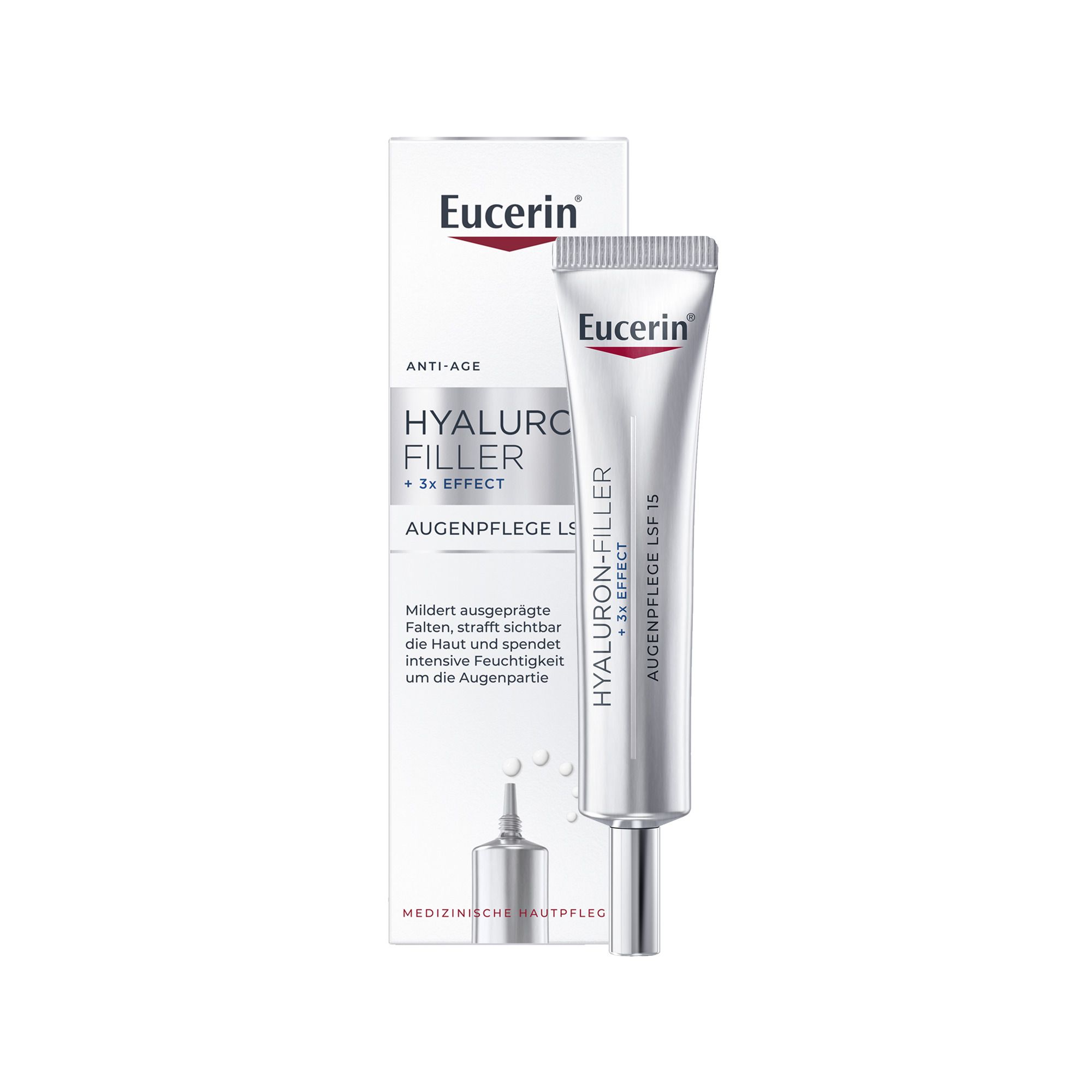 Eucerin® Hyaluron-Filler eye care - reduces wrinkles and crow's feet around the eyes - now save 20% with code "Eucerin20" 15 ml