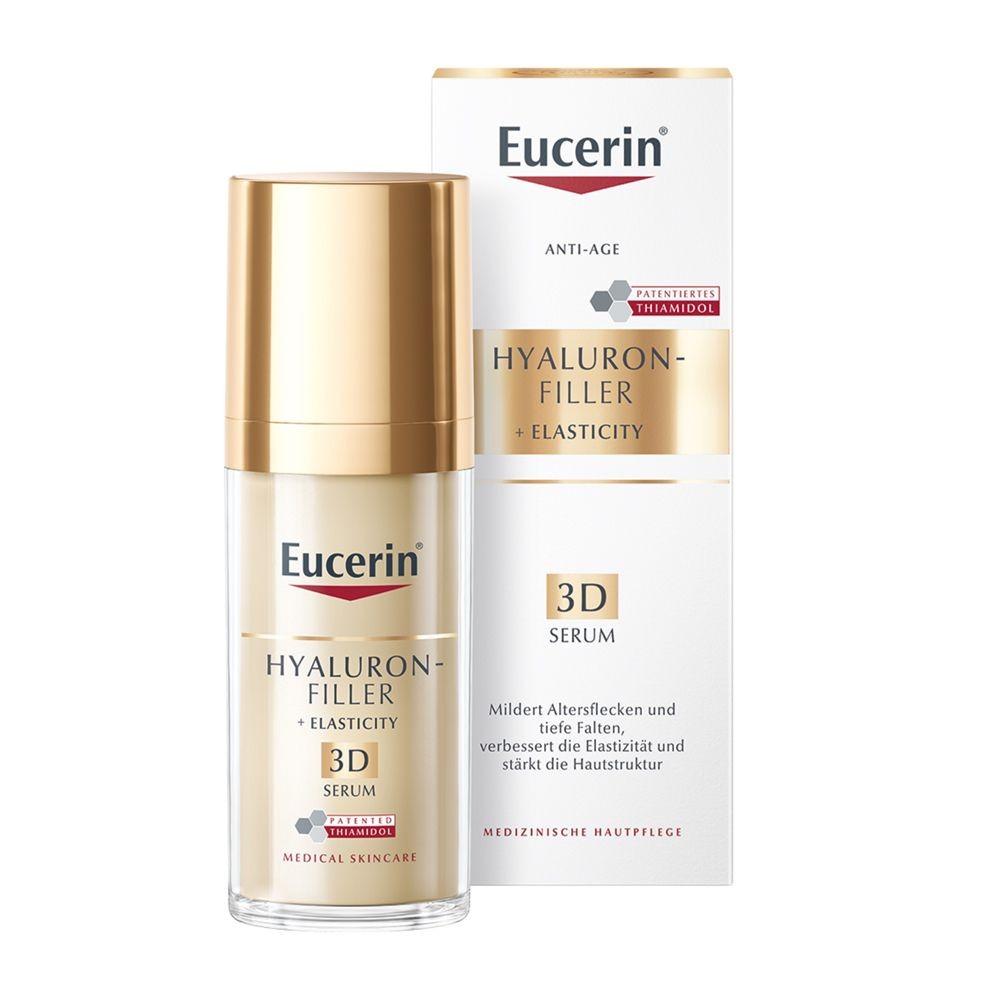 Eucerin® HYALURON-FILLER + ELASTICITY 3D Serum - anti-aging serum for mature skin - skin care against age spots and wrinkles - now save 20% with code "eucerin20" 30 ml
