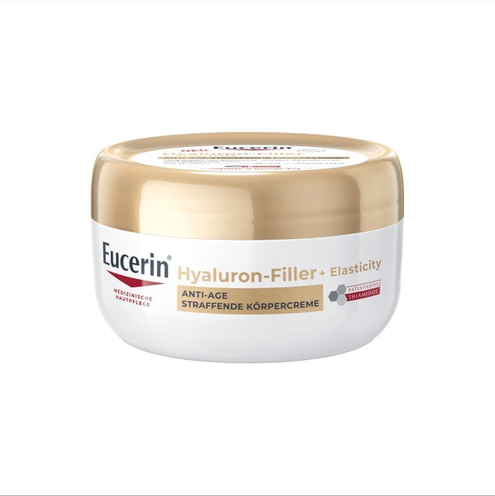 Eucerin® Hyaluron Filler + Elasticity Firming Body Cream – Hyaluron body lotion against pigment spots 200 ml
