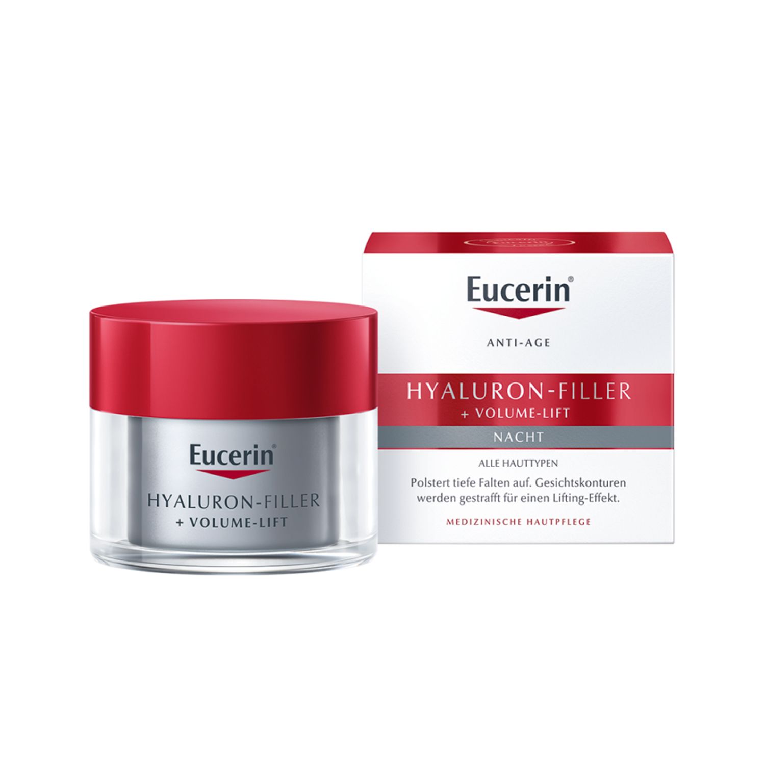 Eucerin® Hyaluron-Filler night care - smoothing night cream against wrinkles nourishes the skin & supports regeneration - now save 20% with code "Eucerin20" 50 ml