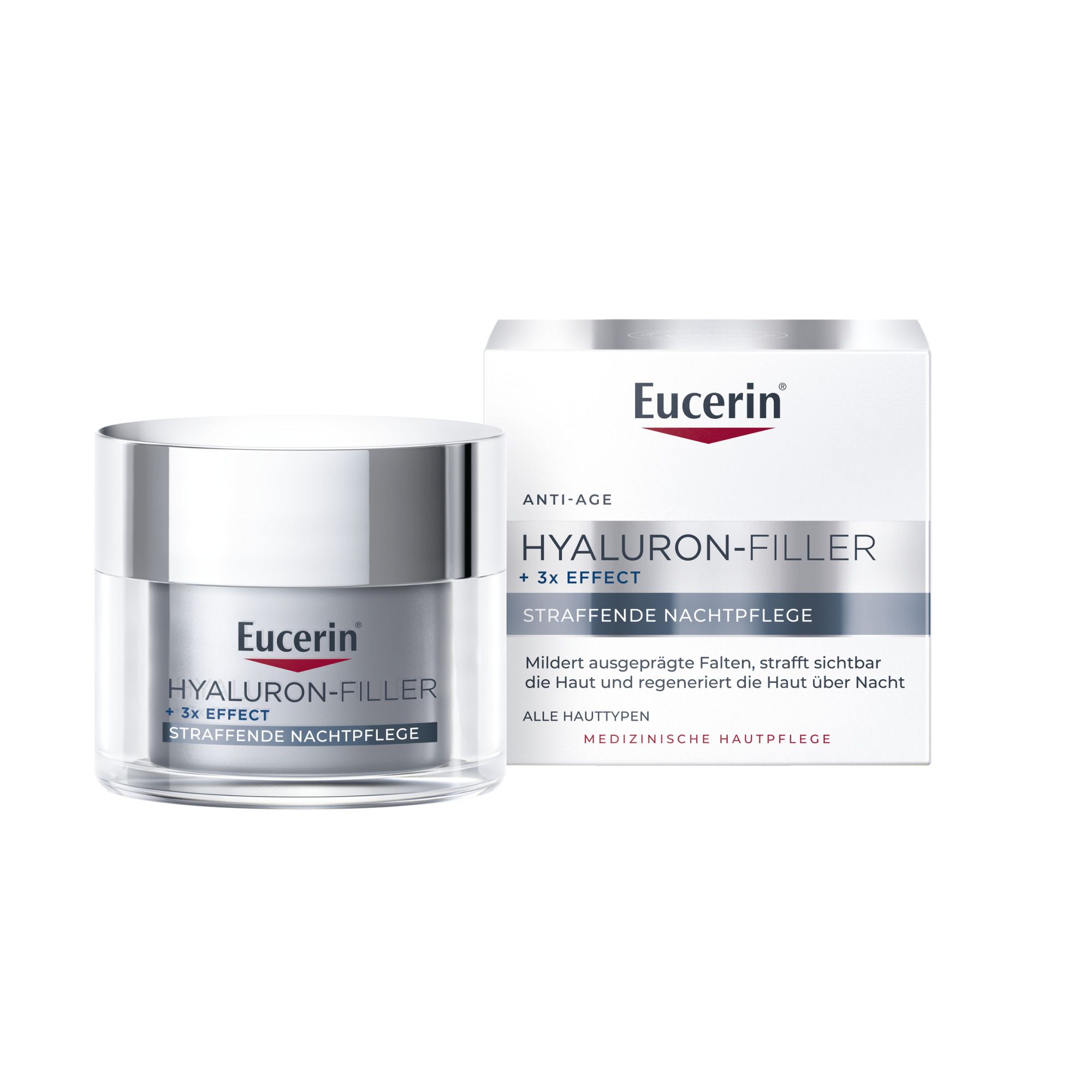 Eucerin® Hyaluron-Filler night care – smoothes wrinkles - now save 20% with code “Eucerin20” 50 ml