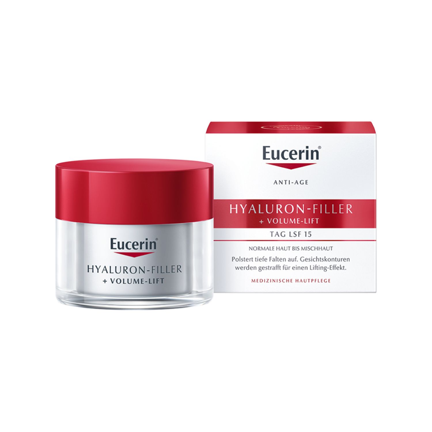 Eucerin® Hyaluron-Filler day care for normal to combination skin - smoothes wrinkles, nourishes the skin & prevents premature skin aging - now save 20% with code "Eucerin20" 50 ml