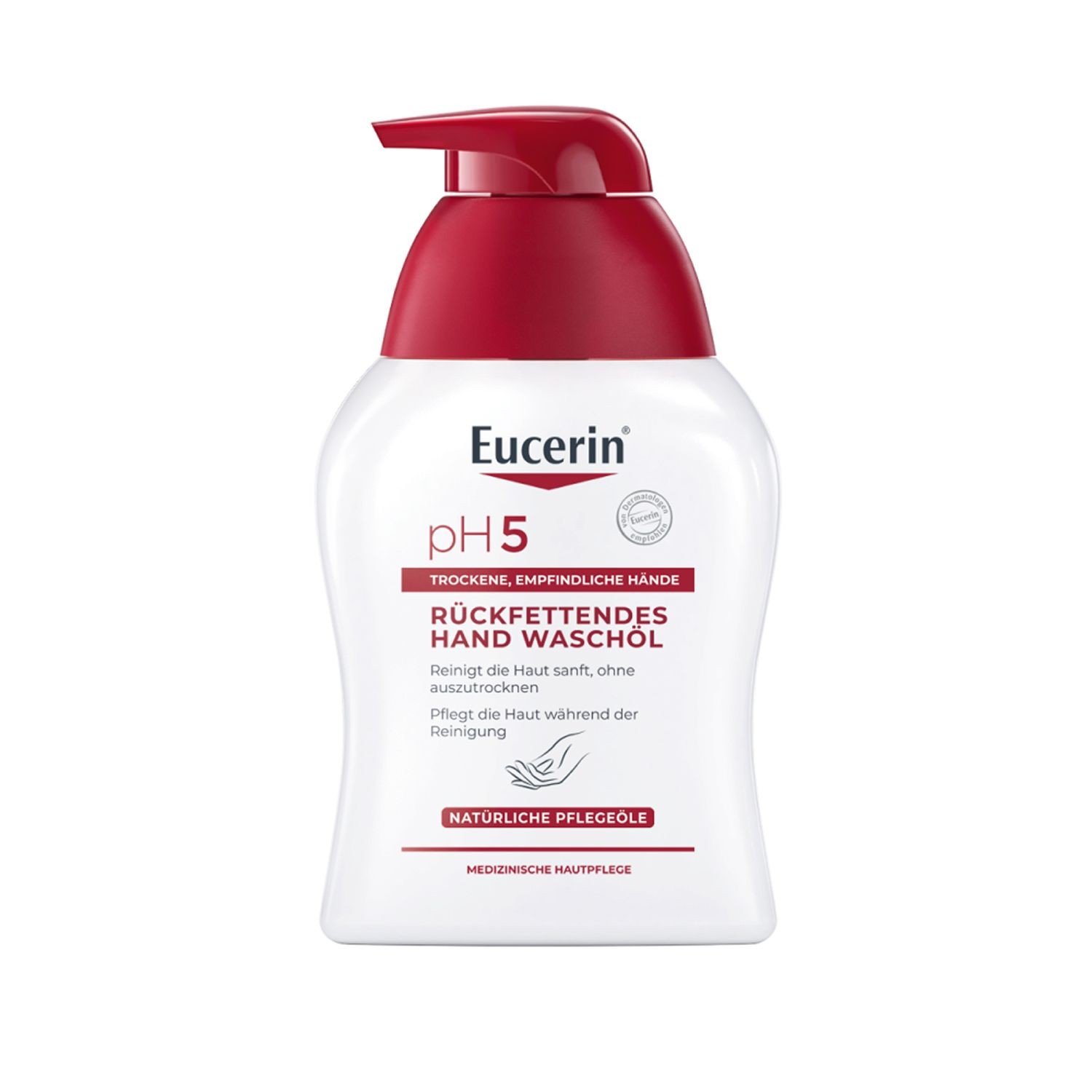 Eucerin® pH5 Hand Washing Oil - moisturizing cleanser for sensitive, dry and stressed hands - now save 20% with code "eucerin20" 250 ml
