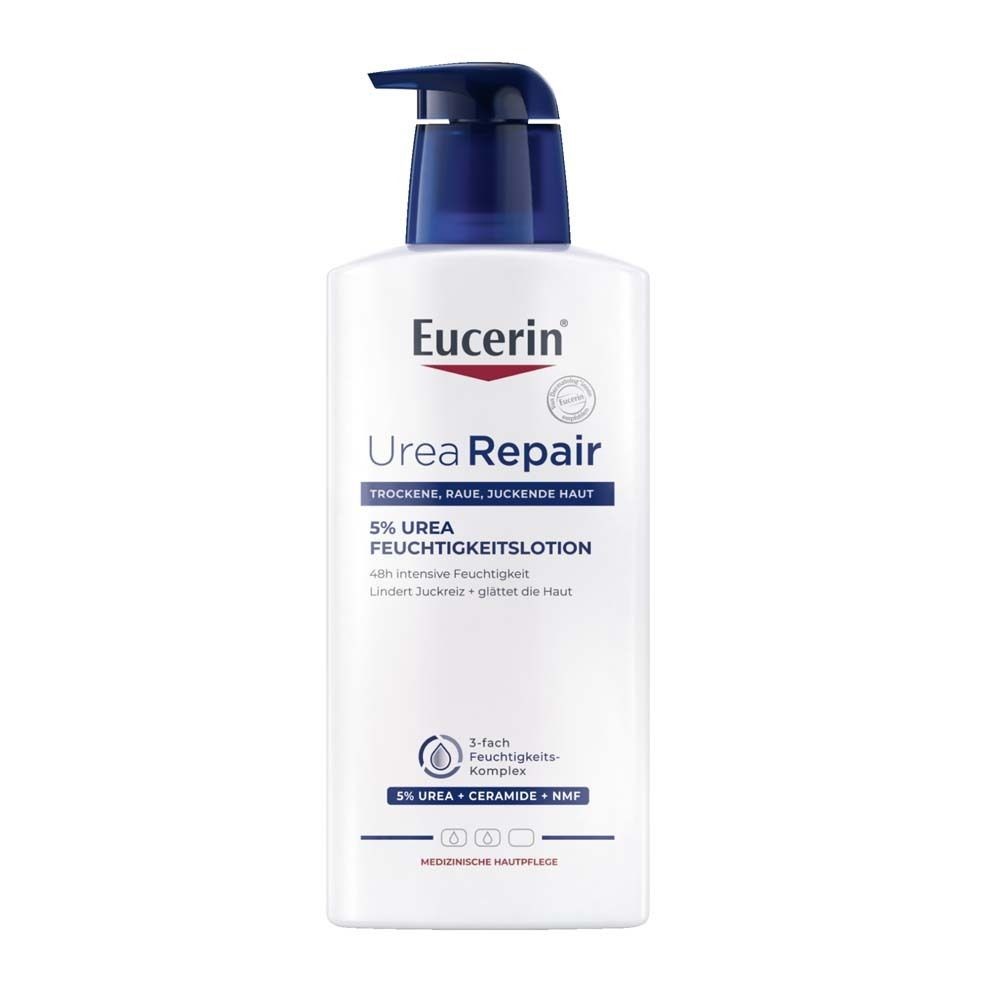 Eucerin® UreaRepair 5% Urea moisturizing lotion - 48h intensive care for dry to very dry skin - now save 20% with code "eucerin20" 400 ml