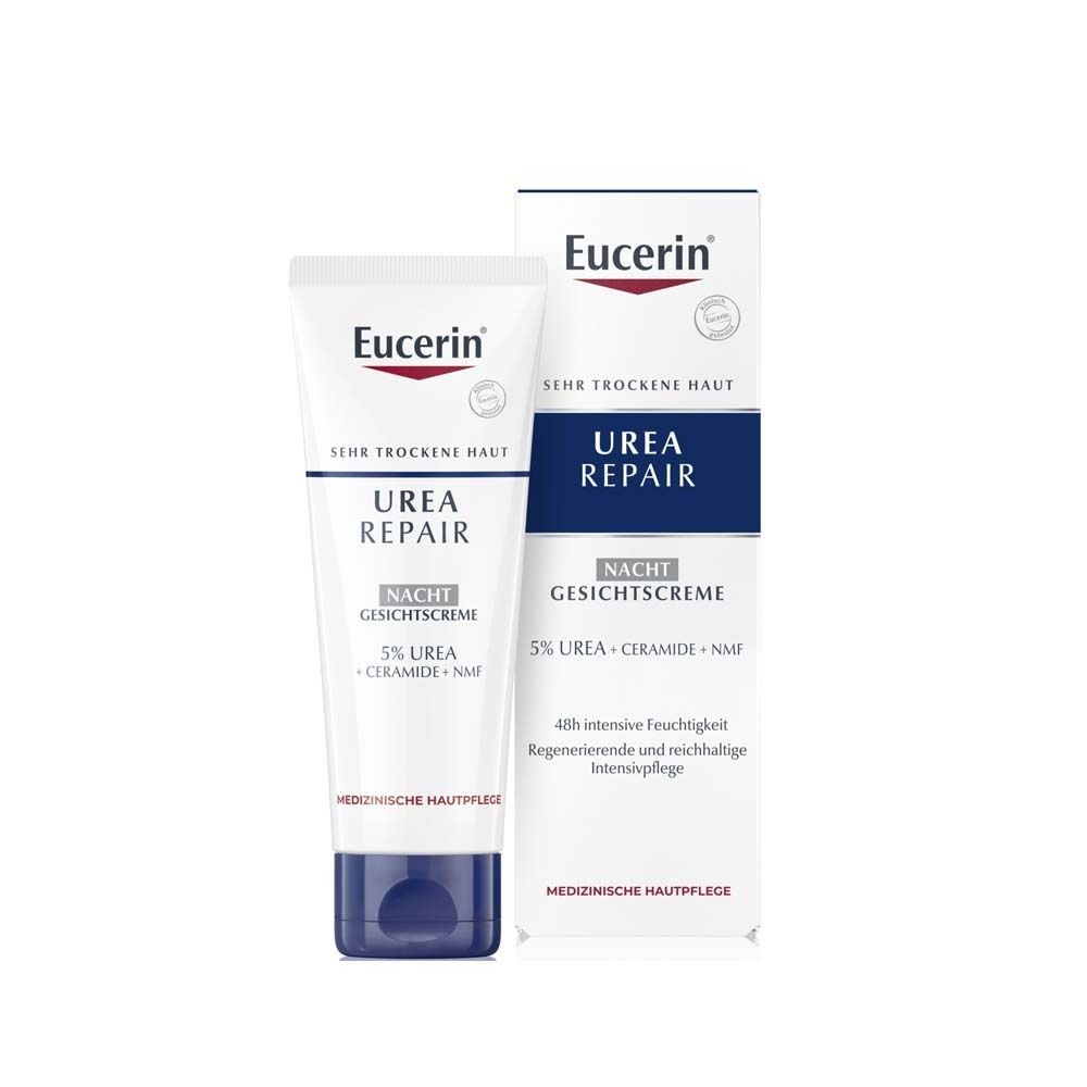 Eucerin® UreaRepair Night Face Cream - Intensive facial care for dry to very dry skin - now save 20% with code "eucerin20" 50 ml