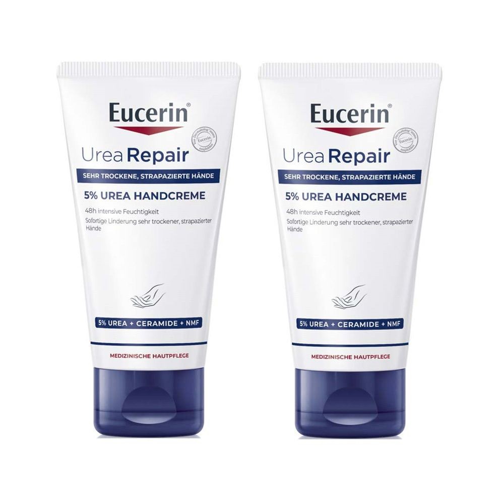 Eucerin® UreaRepair PLUS hand cream 5% 2x75 ml