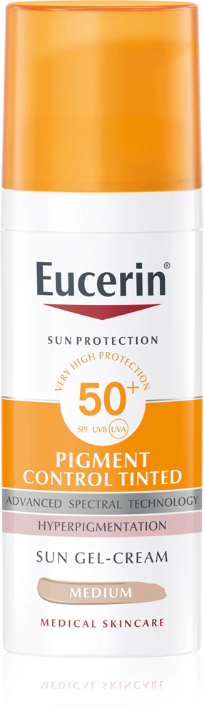 Eucerin Sun Pigment Control Tinted protective emulsion against hyperpigmentation SPF 50+ None