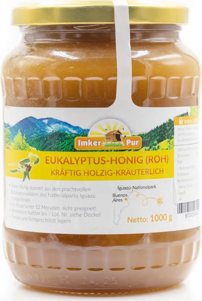 ImkerPur Eucalyptus-Honig (spirit), 1 kg