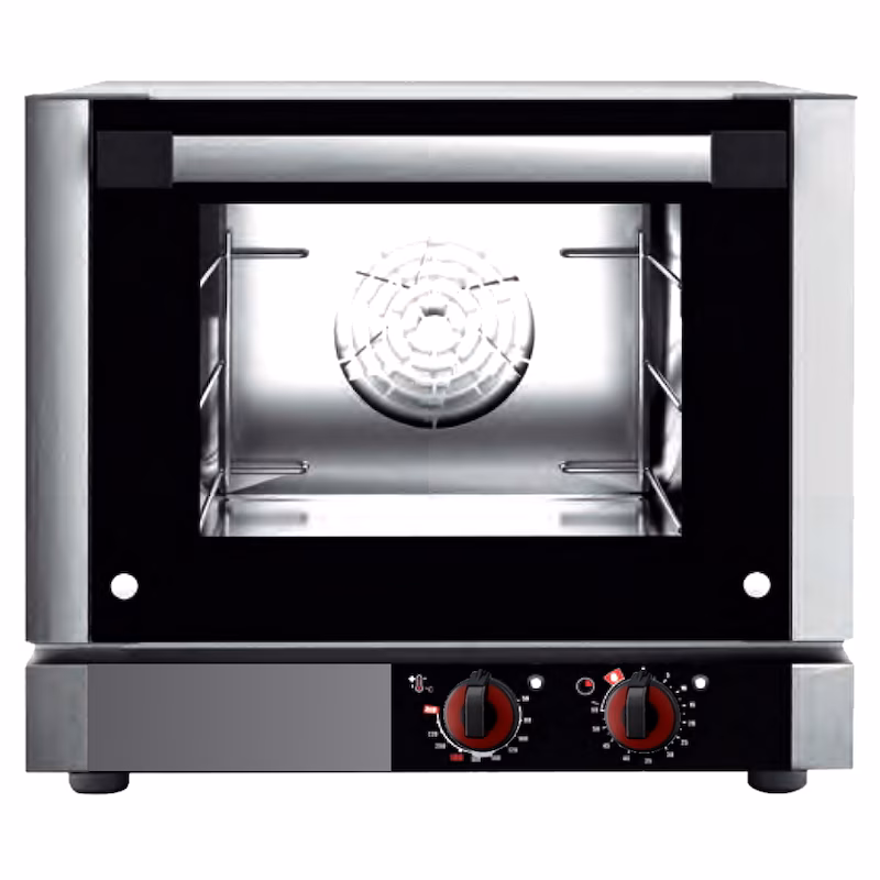 EURAST - Electric direct convection oven 3 gn 1/2 or trays 340x240 - 500x560x460 mm - 2500 W 230/1V - 41025017