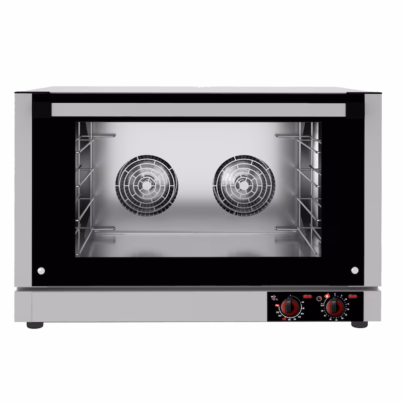 EURAST - Electric direct convection oven 4 gn 1/1 or 600x400 sheets - 820x800x560 mm - 6300 W 400/3V - 41135017