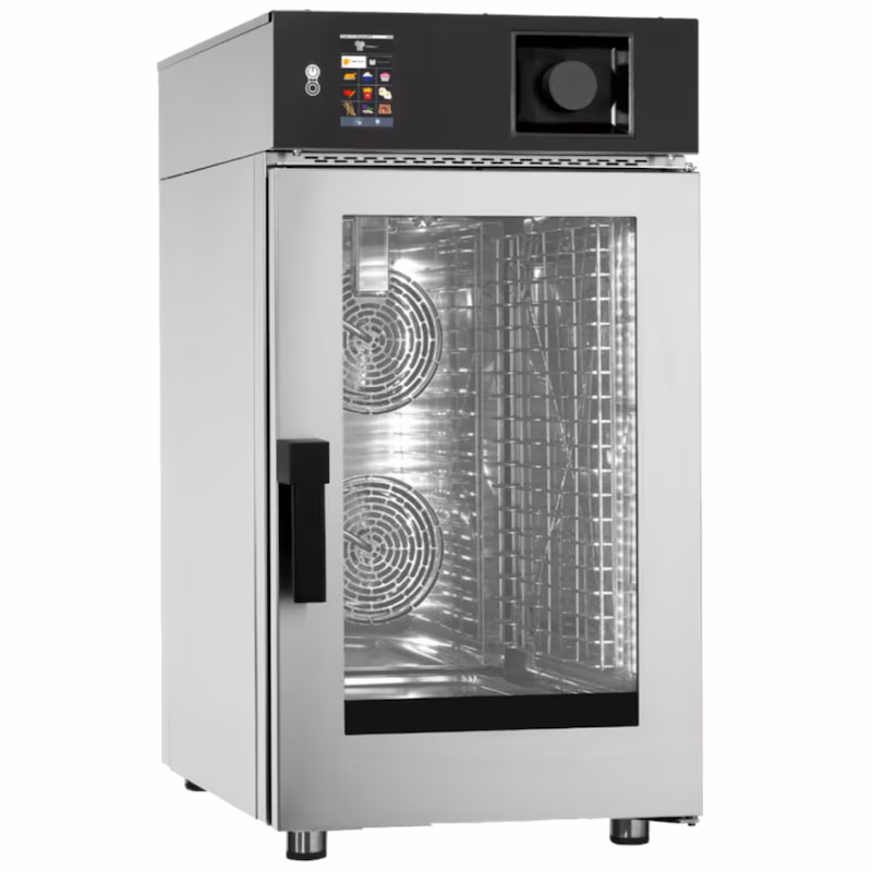 EURAST - Electric combi steamer with automatic cleaning 10 gn 1/1 - 520x800x1000 mm - 13800 W 400/3V - 41W101MK