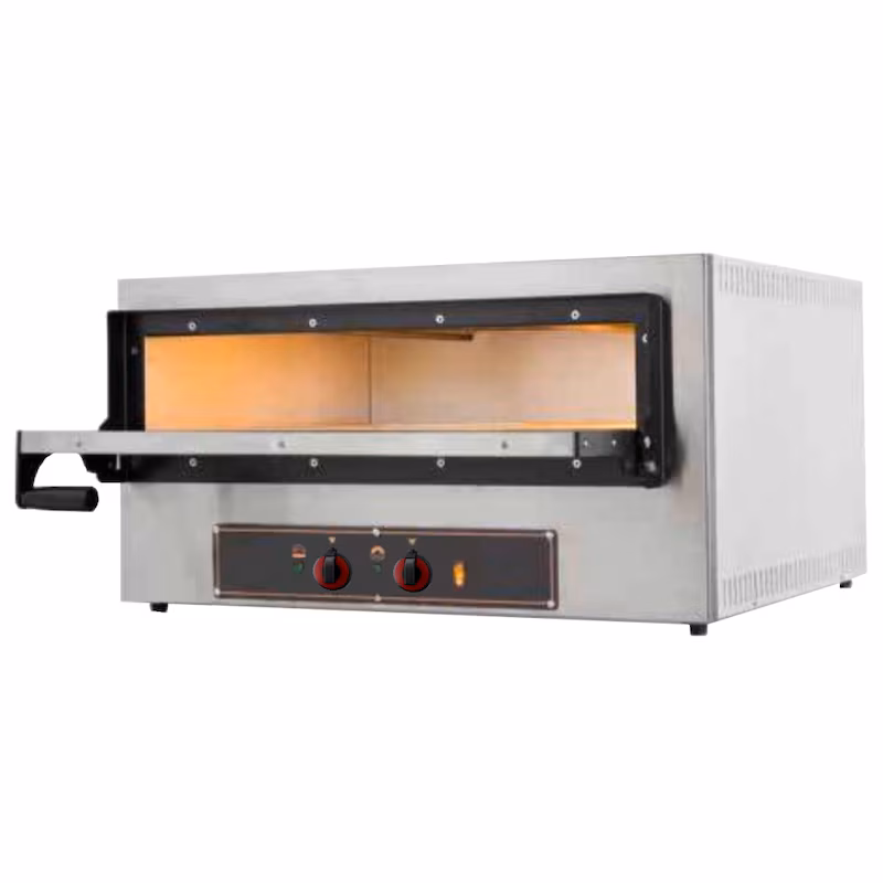 EURAST - Pizza oven with 1 electric chamber for 2 pizzas ø 360 - 740x600x410 mm - 3200 W 230/1V - 51100121