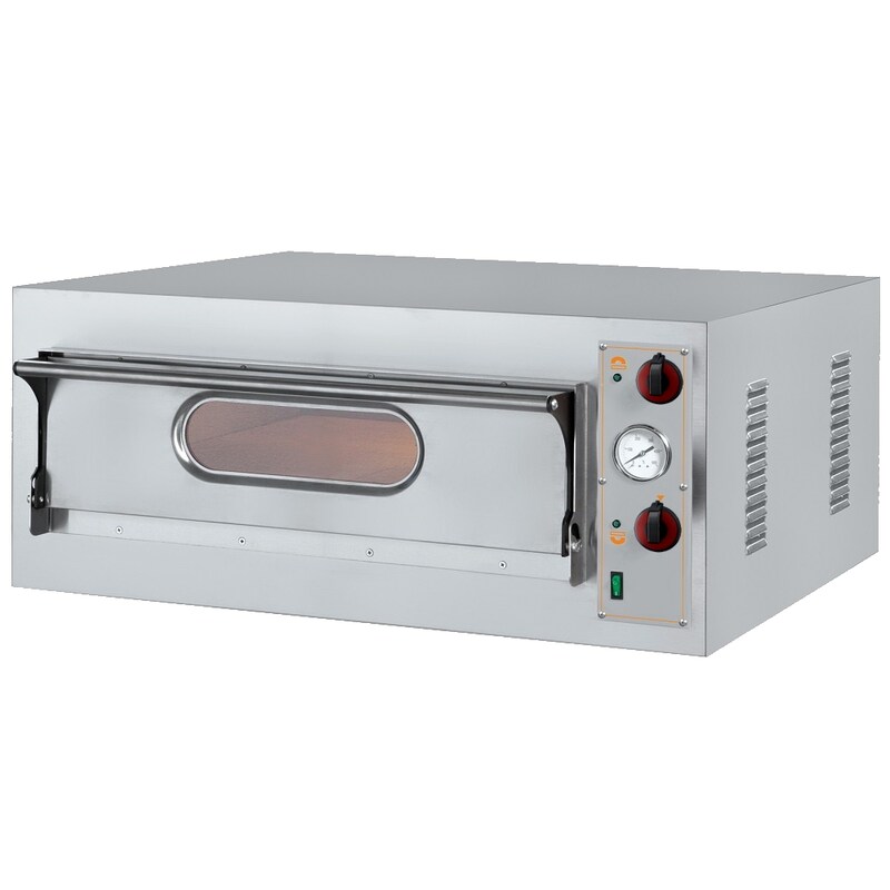 EURAST - Pizza oven with 1 electric chamber for 4 pizzas ø 360 - 950x860x400 mm - 6000 W 230/1V - 51B40012