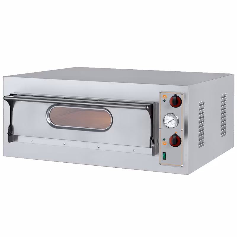 EURAST - Pizza oven with 1 electric chamber for 6 pizzas ø 360 - 950x1220x400 mm - 9000 W 400/3V - 51B60012