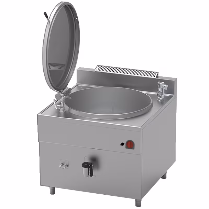 EURAST - Square gas boiler, 200 liters, indirect heating - 1000x1150x850 mm - 39 kW - 18612200