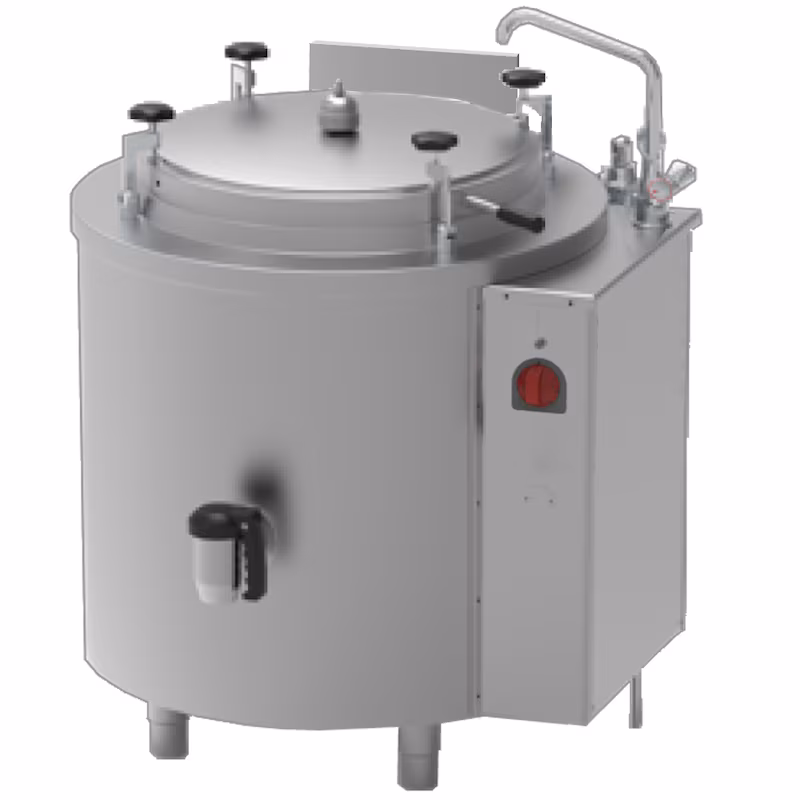 EURAST - Cylindrical electric boiler, 300 liter autoclave heat pump - 1320x1200x950 mm - 36000 W 400/3V - 18EA4300